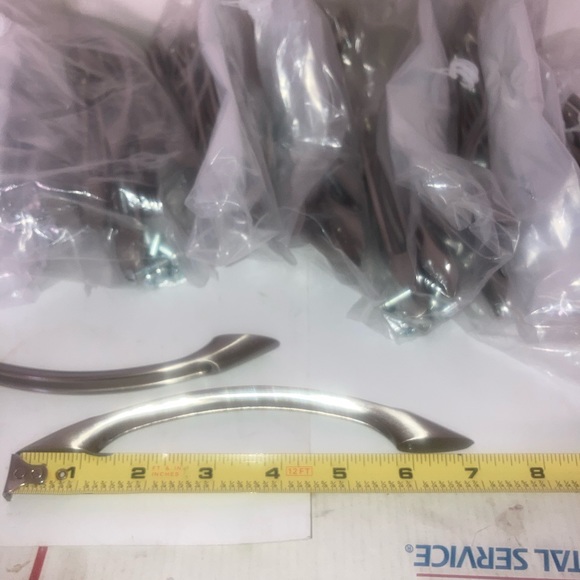 Satin Nickel Open Arch Pull Amerock Essential'z Collection - Picture 10 of 11